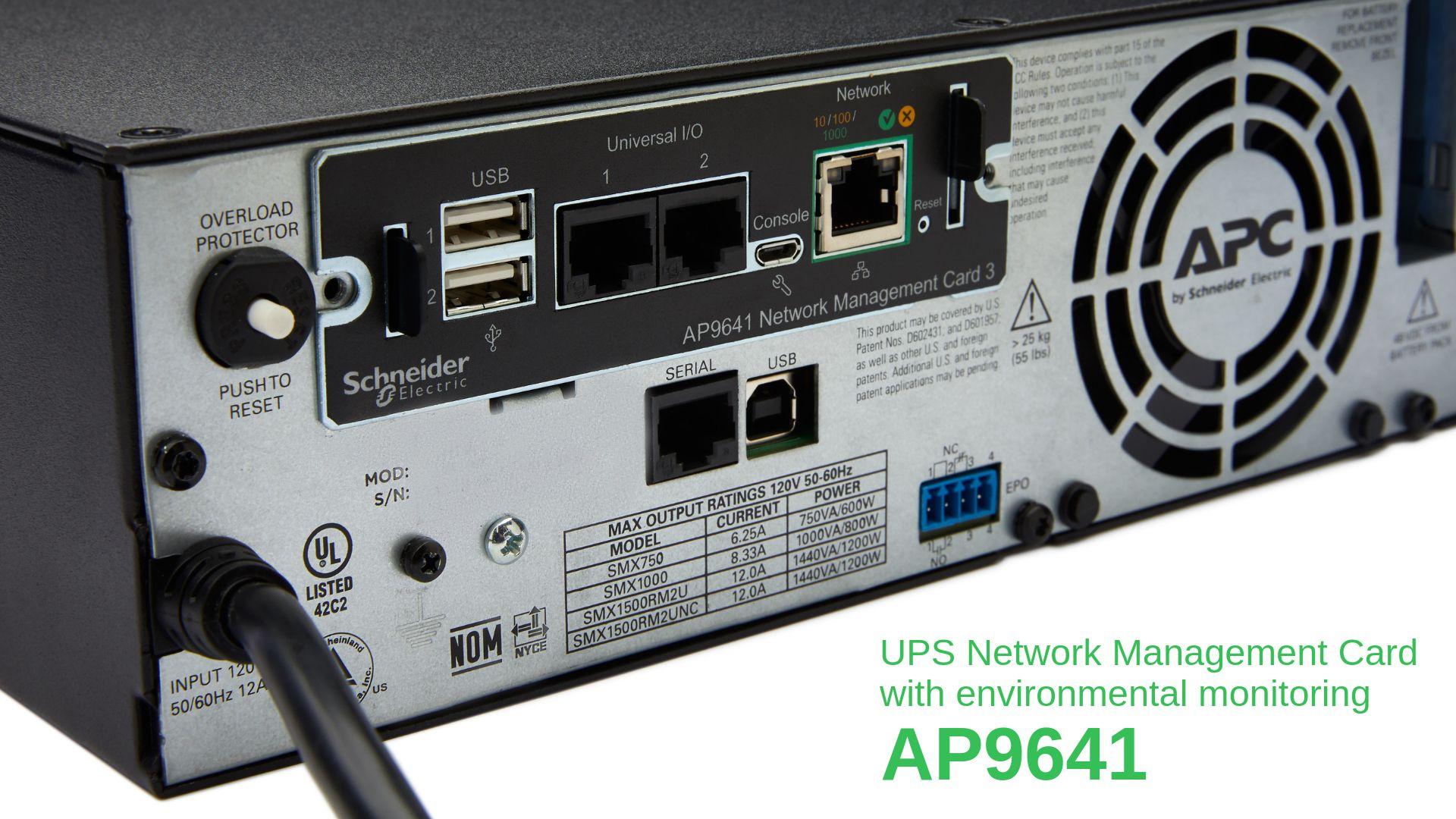 Cartão de Gestão de Rede para UPS APC AP9641 (SmartSlot - Preto) — miniatura 6