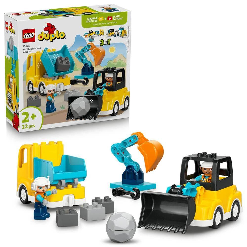 LEGO 10475 Duplo Veículos de Construção 3 em 1 (2+ anos - 22 peças) — miniatura 3