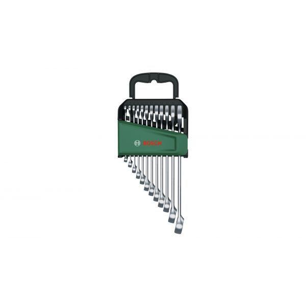 Conjunto de Chaves Combinadas BOSCH 1600A02Z9D (Aço cromo-vanádio - Aço Inoxidável)