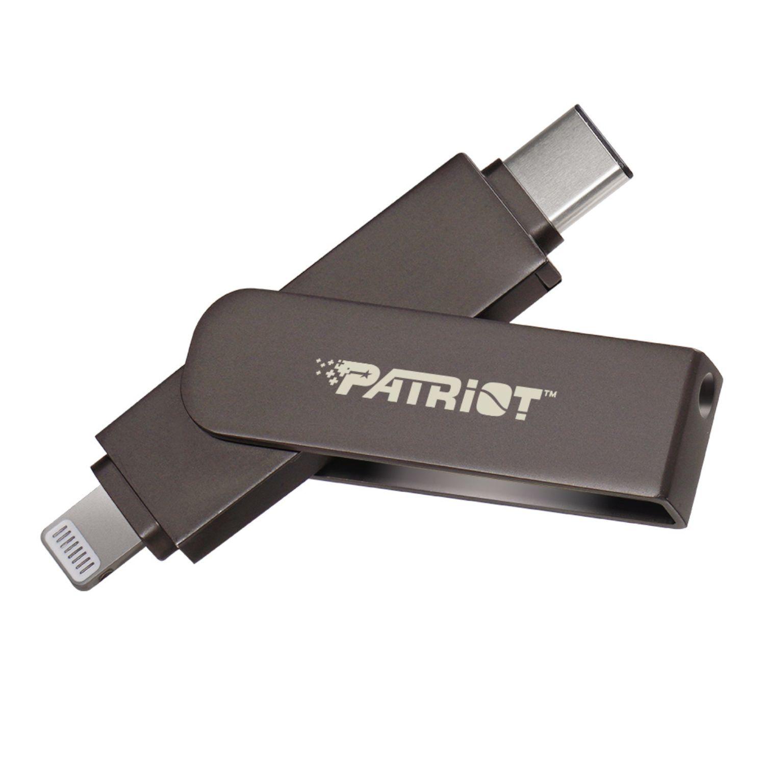 Pen USB PATRIOT iLuxe Stick 256GB (Lightning e USB-C 3.2 Gen 1)