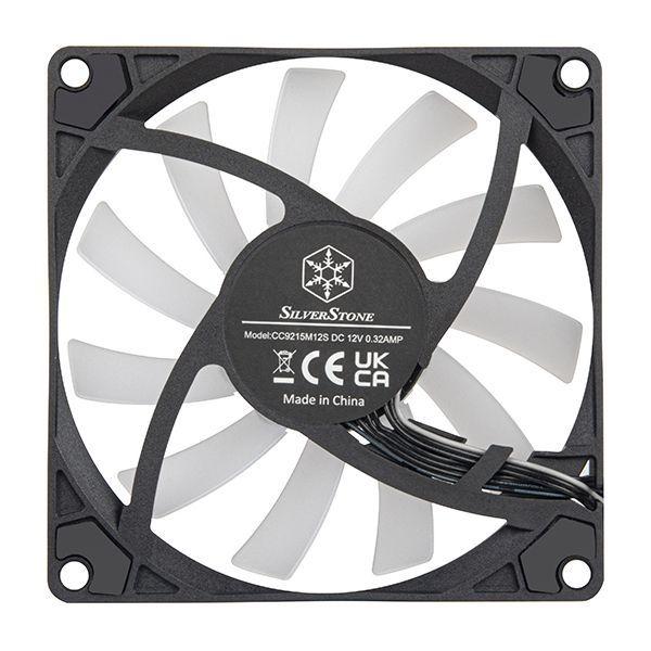 Ventoinha SILVERSTONE Air Slimmer 90 ARGB (Preto) — miniatura 4