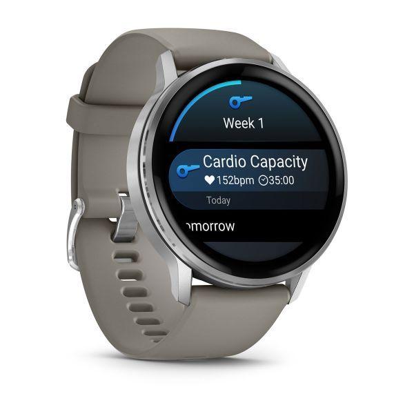 Smartwatch GARMIN Venu 4 45 mm (Redondo - AMOLED - 1,4" - Prateado) — miniatura 3