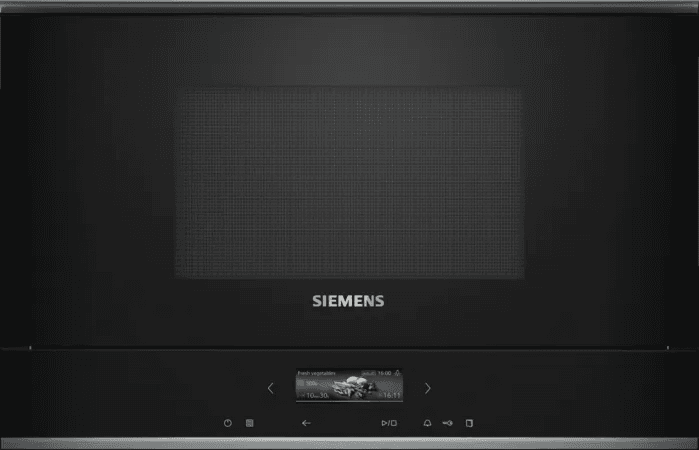 Micro-ondas Combinado Encastre SIEMENS iQ700 BE732L1B1 (Altura 38,2 cm - Preto)