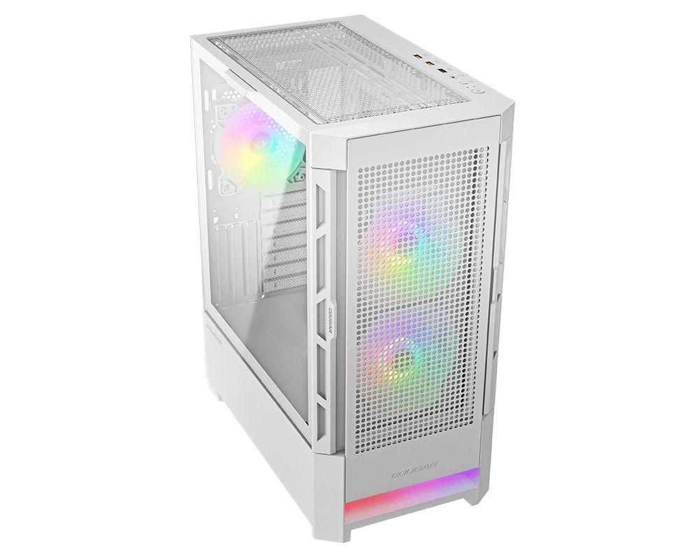Caixa PC COUGAR CGR-5ZD1W-AIR-RGB (Midi Tower - Nylon - 190 mm - Branco) — miniatura 3