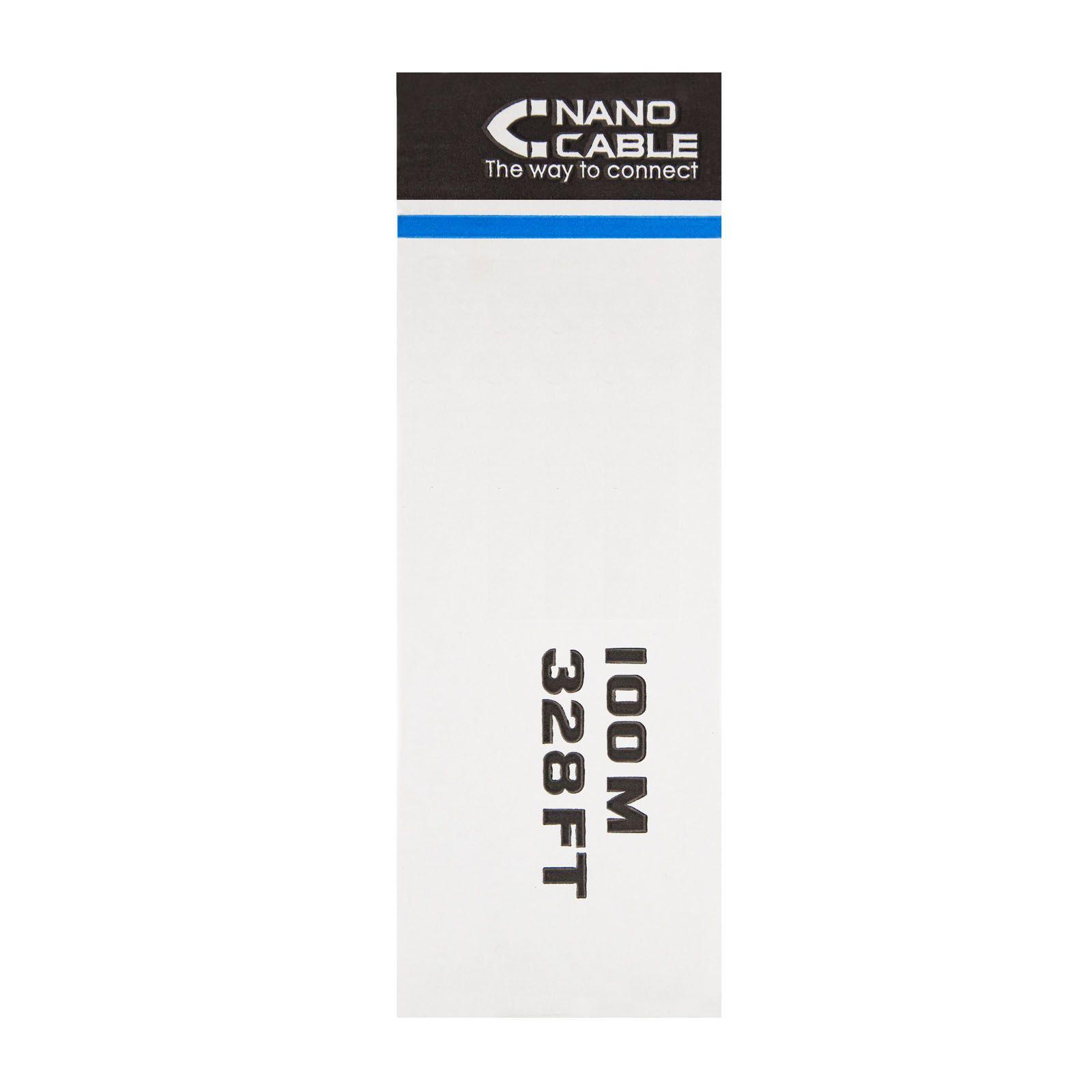 Bobine de Cabo de Rede NANOCABLE 10.20.0702-FLEX (100 m - Cat5e - Cinzento) — miniatura 2