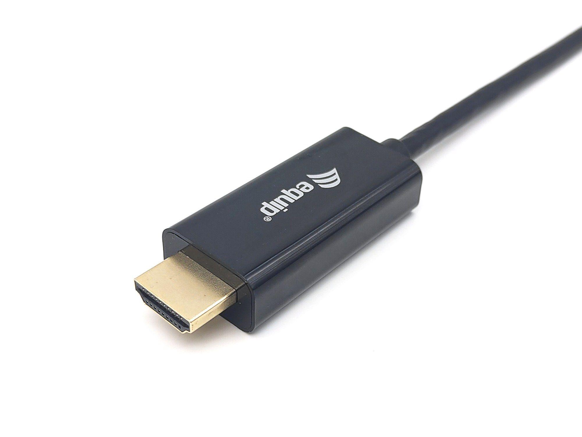 Cabo USB-C para HDMI EQUIP 133413 (3 m - HDMI Type A - USB Type-C - Preto) — miniatura 2