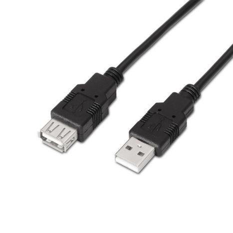 Cabo de Extensão USB AISENS A101-0017 (3 m - USB Tipo A macho - USB Tipo A fêmea - Preto) — miniatura 3