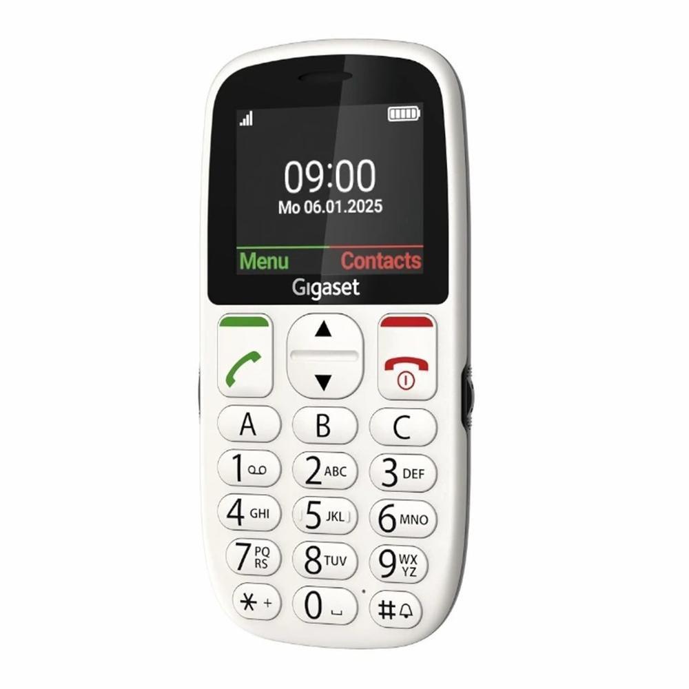 Telemóvel Sénior GIGASET GL395 (32MB/32MB - 2,2" - SIM único - Branco)