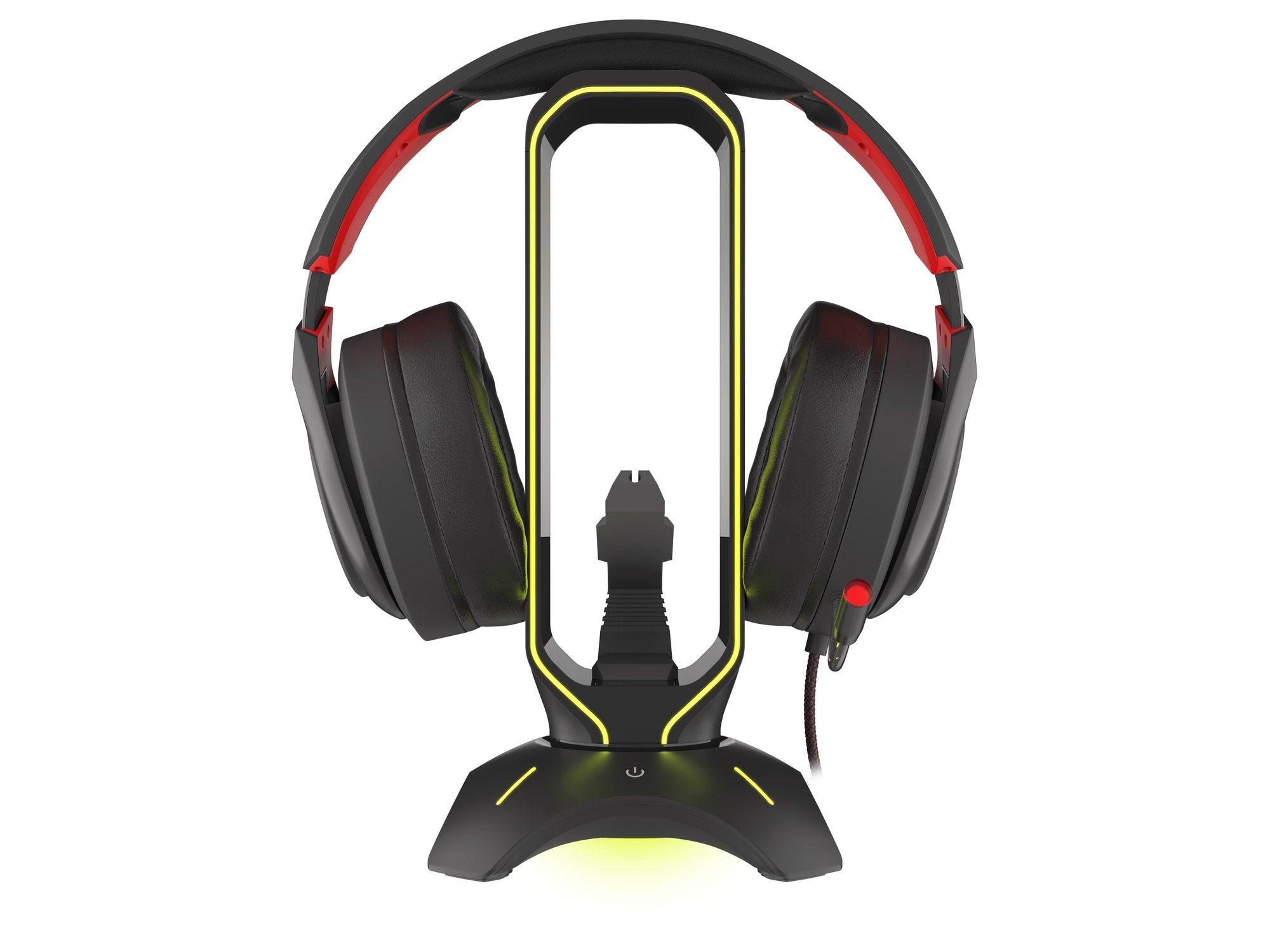 Suporte para Auscultadores GENESIS Vanad 500 (USB Type-A - USB-A - Universal - Preto) — miniatura 5
