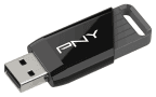 Pen USB PNY Attaché X 64GB (Deslizante - USB Type-A - USB 3.2 Gen 1 - Preto)