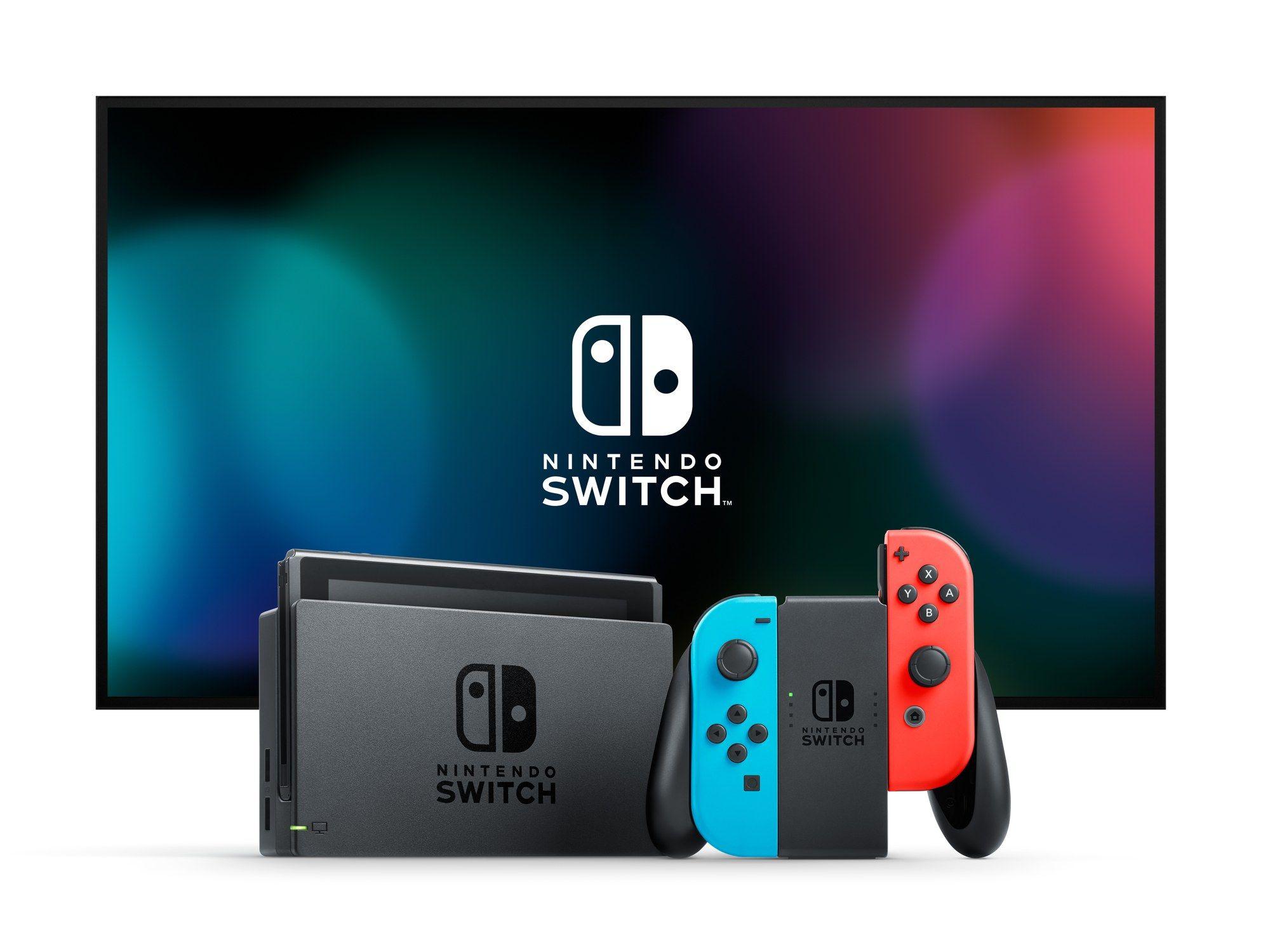 Consola NINTENDO Switch V2 (NVIDIA - 32 GB - 6,2" - Azul e Vermelho Neon) — miniatura 2