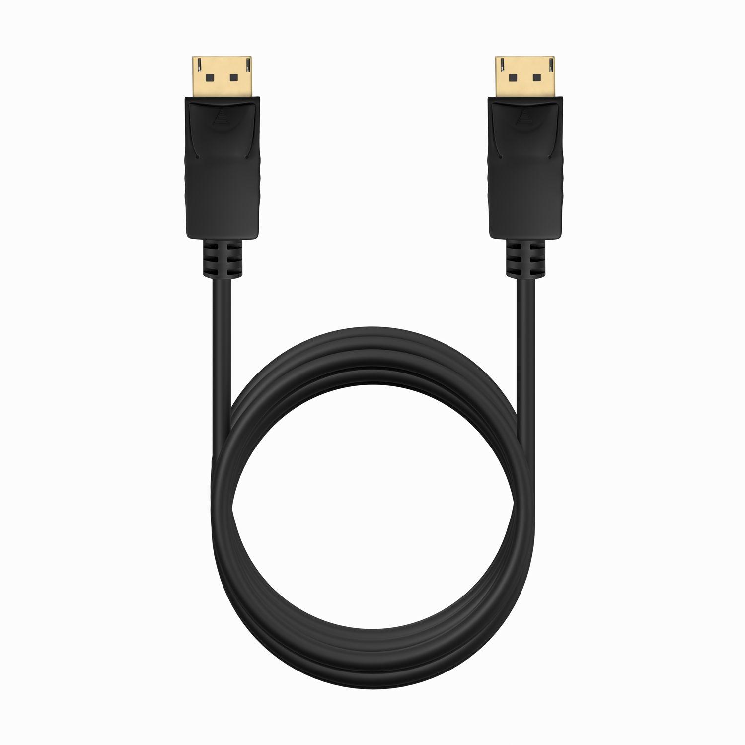 Cabo DisplayPort AISENS A124-0740 (2 m - 1.0, 1.1 e 1.2 - Preto) — miniatura 3