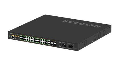 Switch Gerido NETGEAR M4250-26G4F-PoE++ (Gigabit Ethernet - Sim, 24 portas PoE++ - L2/L3 - Preto)