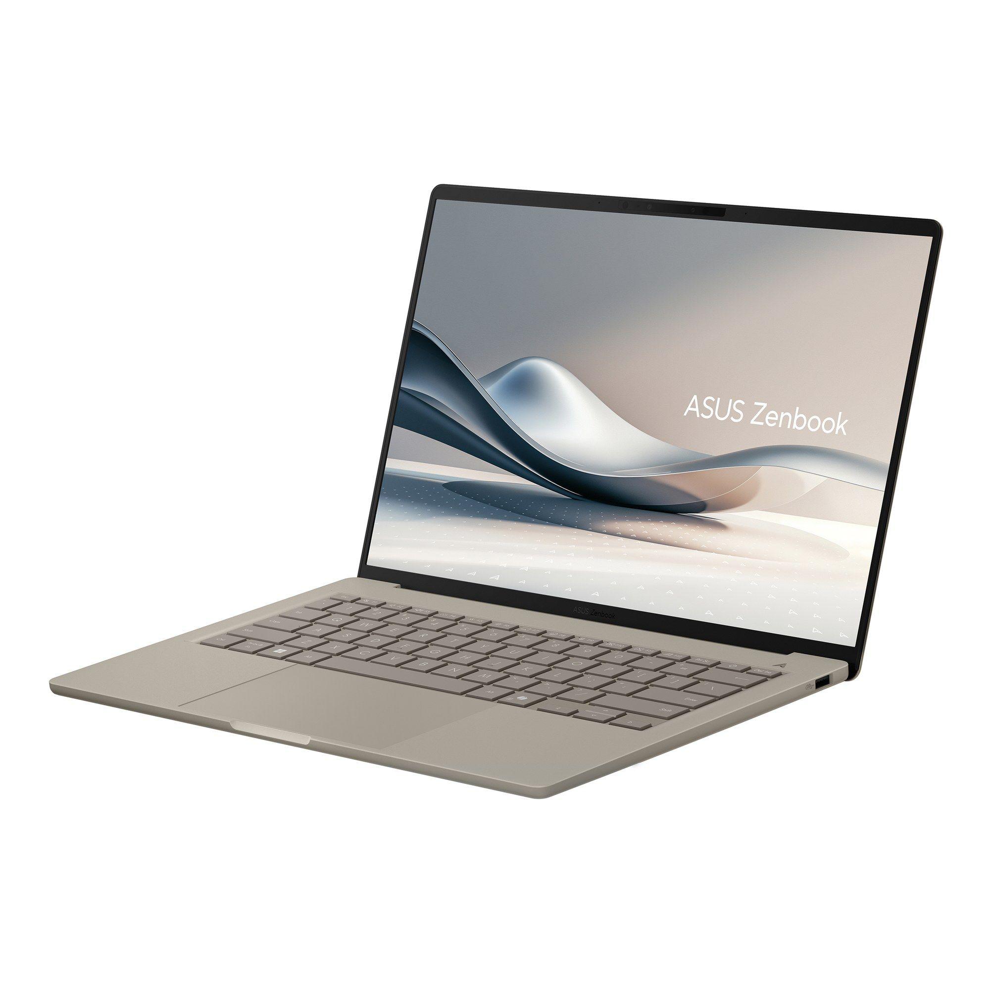 Computador Portátil ASUS Zenbook A14 UX3407QA-X1PBOHDGP1 (14" OLED WUXGA - Snapdragon X X1-26-100 - 32 GB - 512 GB SSD - Bege) — miniatura 4