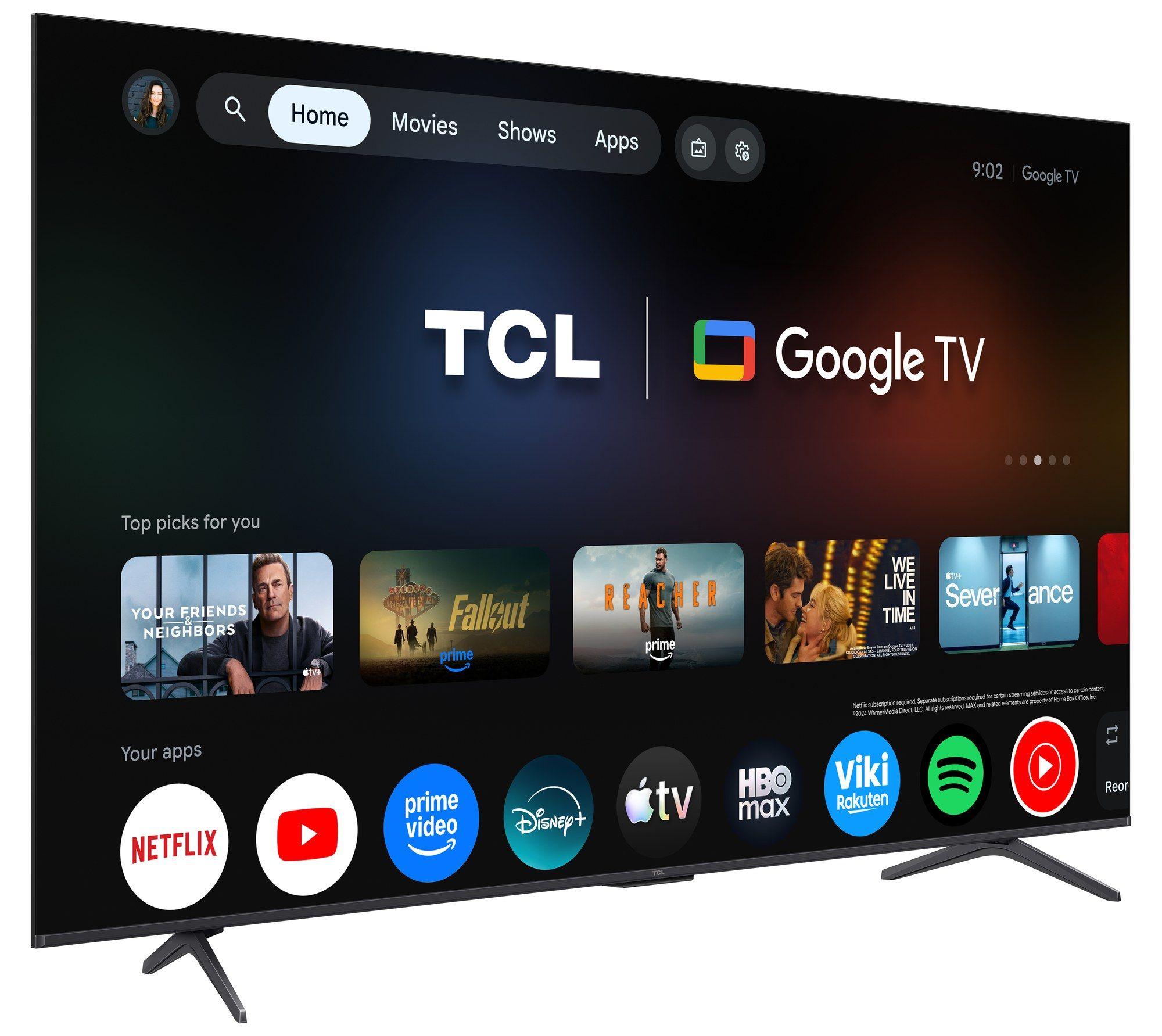Televisão TCL TV 75P8L (QD-Mini LED - 3840 x 2160 pixels - Mini LED - Preto) — miniatura 5