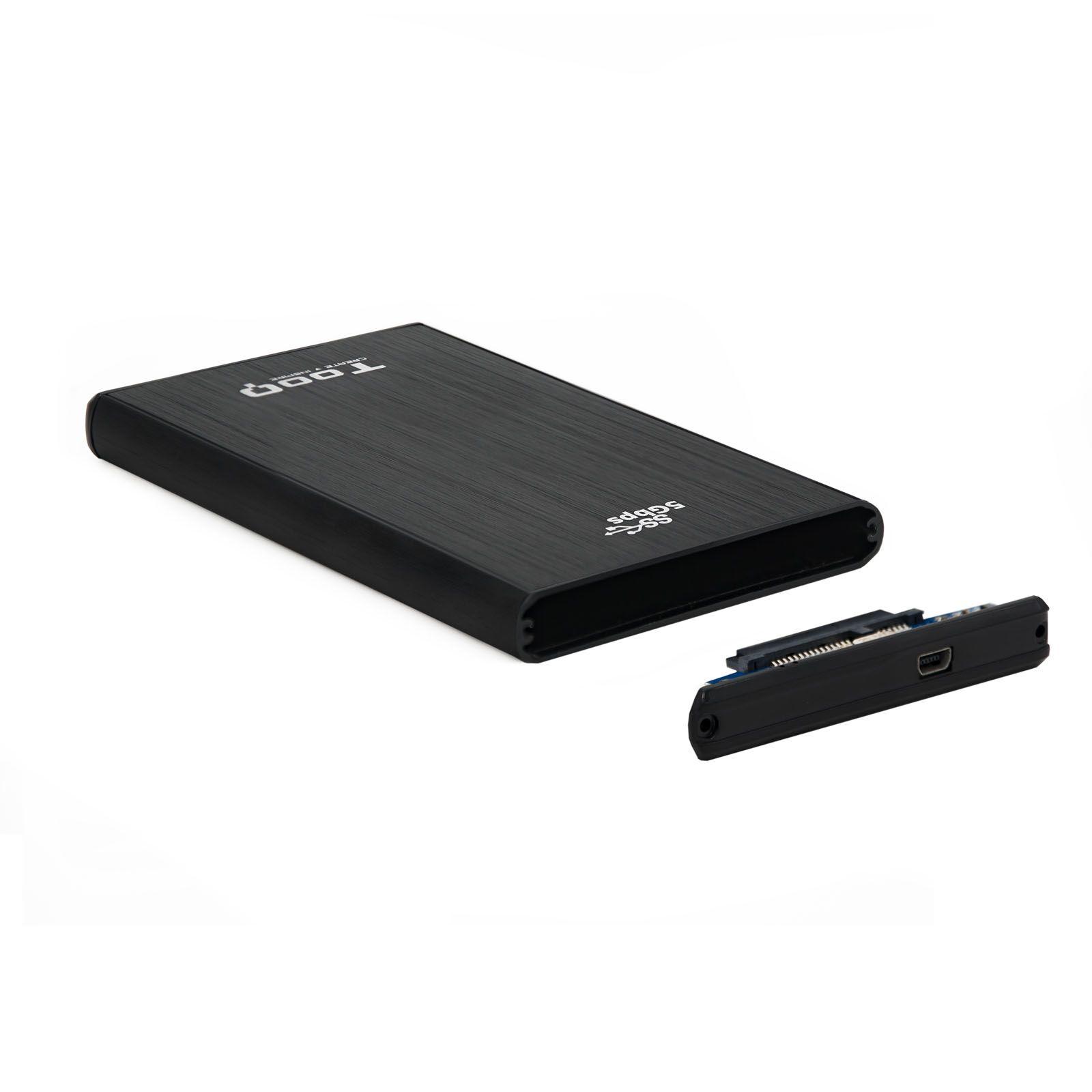 Caixa Externa TOOQ TQE-2522B (3 TB - 2.5" - USB 3.0 - Preto) — miniatura 2