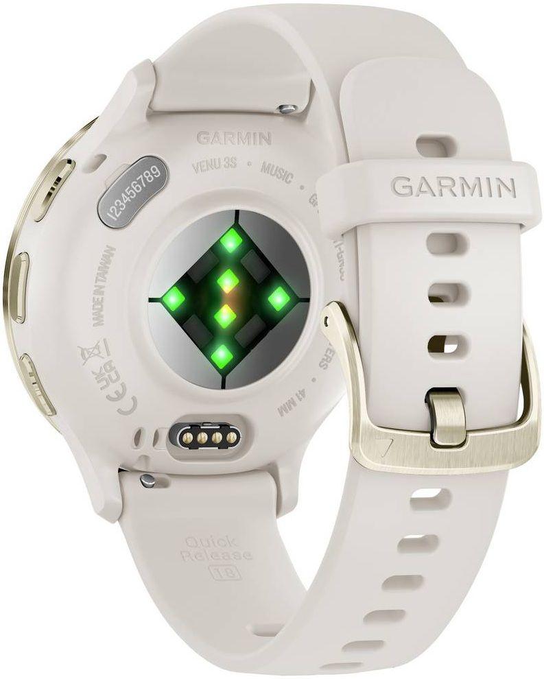 Smartwatch GARMIN Venu 3S (Redonda - Android, iOS - AMOLED - Dourado/Marfim) — miniatura 4
