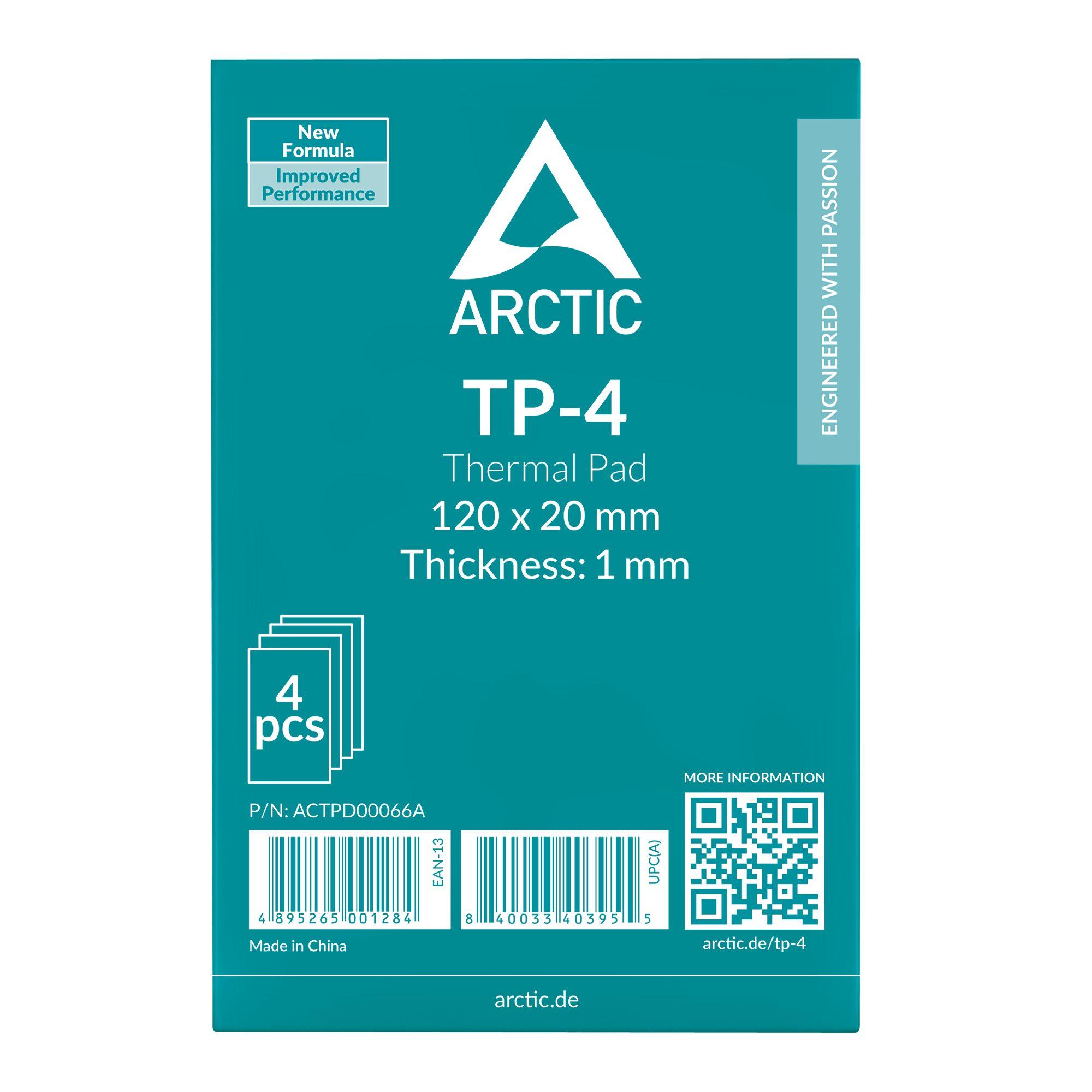 Almofada Térmica ARCTIC TP-4 (Almofada térmica - 3.4 g/cm³ - 3,4 g/cm³ - Cinzento) — miniatura 2