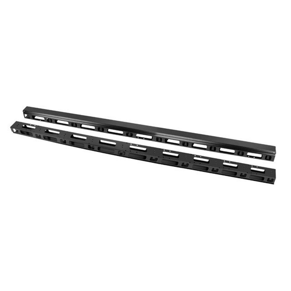 Painel de Gestão de Cabos Vertical LANBERG AK-1211-B (47U - Rack 19" - Conjunto de 2 - Preto)
