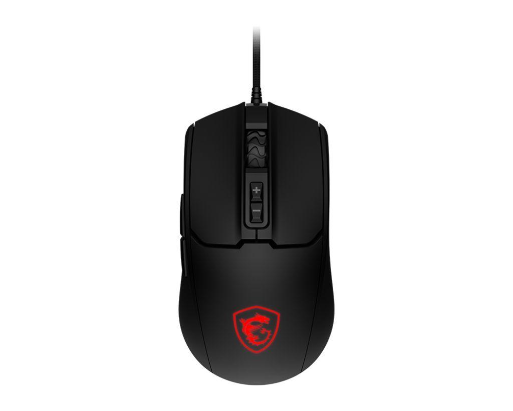 Rato MSI Forge GM100 (Ambidestro - 6400 DPI - Ótico - Preto)