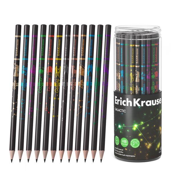 Lápis de Grafite ERICHKRAUSE Galactic (Madeira - Cores Sortidas)