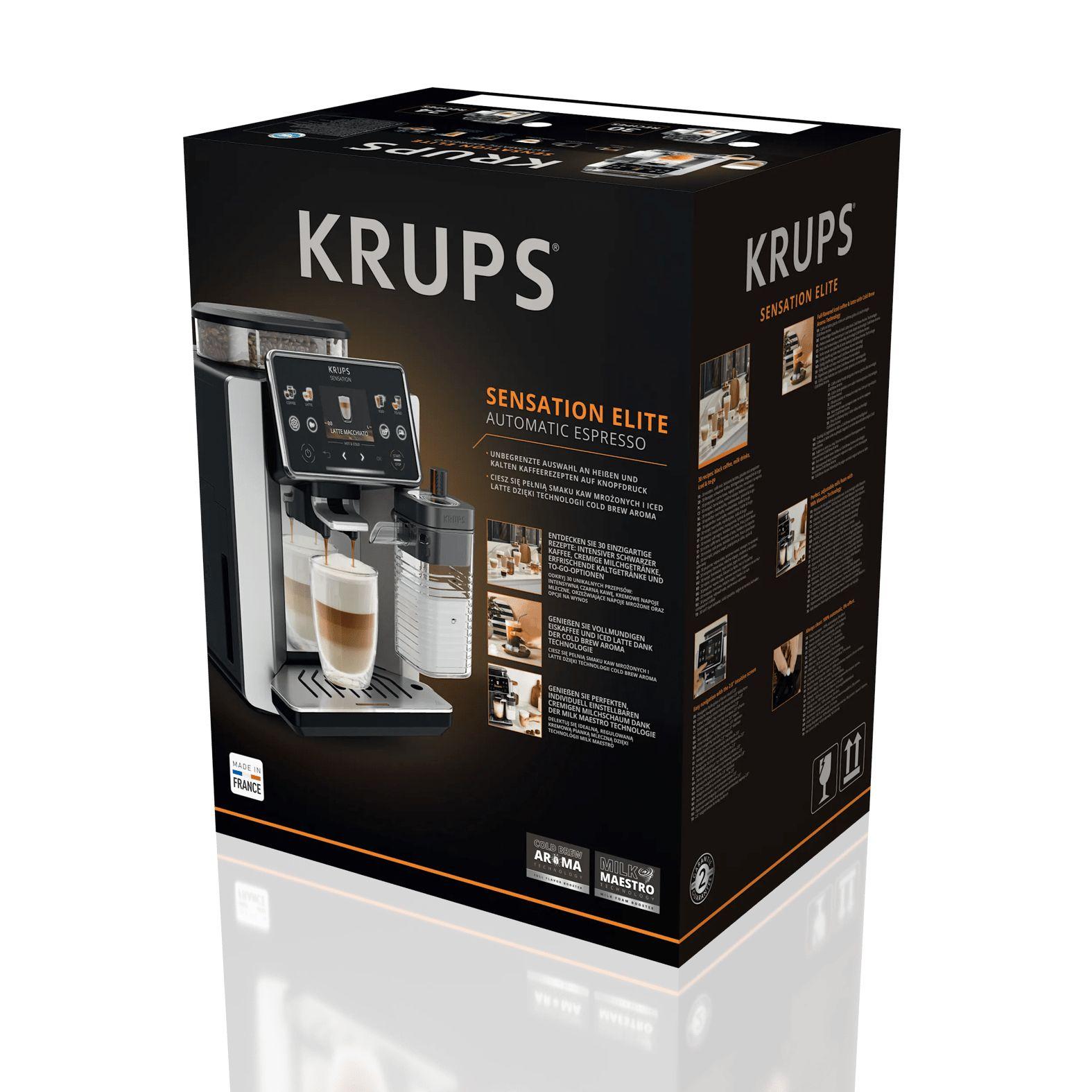 Máquina de Café Expresso Automática KRUPS EA918GE0 (Grãos e café moído - 1450 W - 15 bar - Cinzento) — miniatura 2