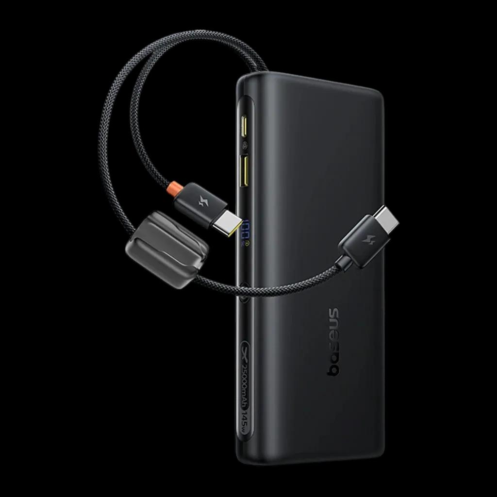 Bateria Externa BASEUS EnerFill FC41 (25000mAh - 91,25Wh - PD 3 - Preto)