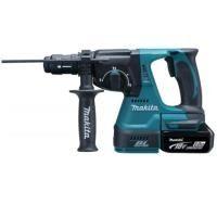 Martelo Perfurador Combinado MAKITA DHR243RTJ (Preto e Azul), imagem 1