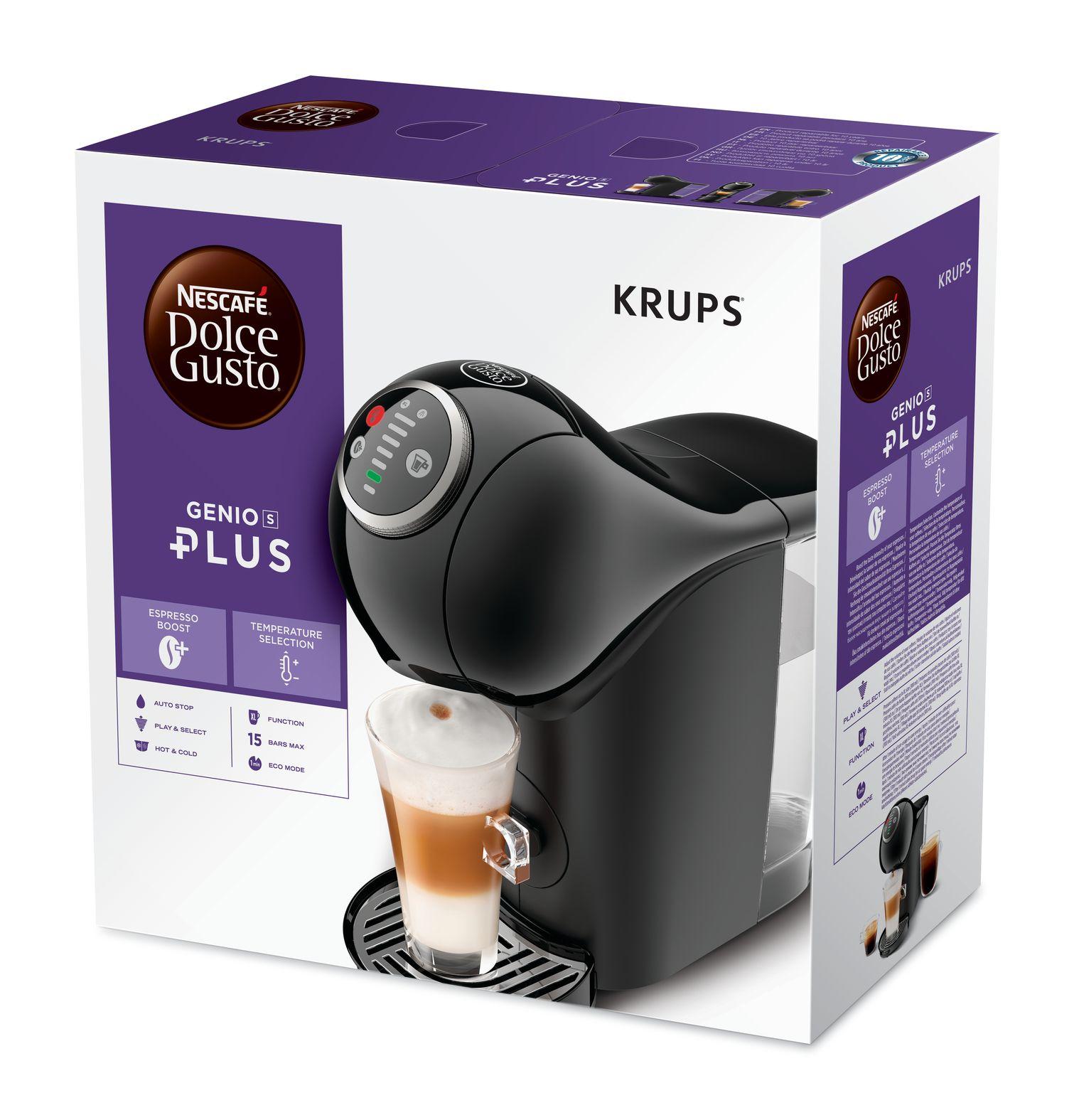 Máquina de Café de Cápsulas KRUPS Genio S Plus KP340810 (Cápsula de café - 1500 W - 15 bar - Preto) — miniatura 13