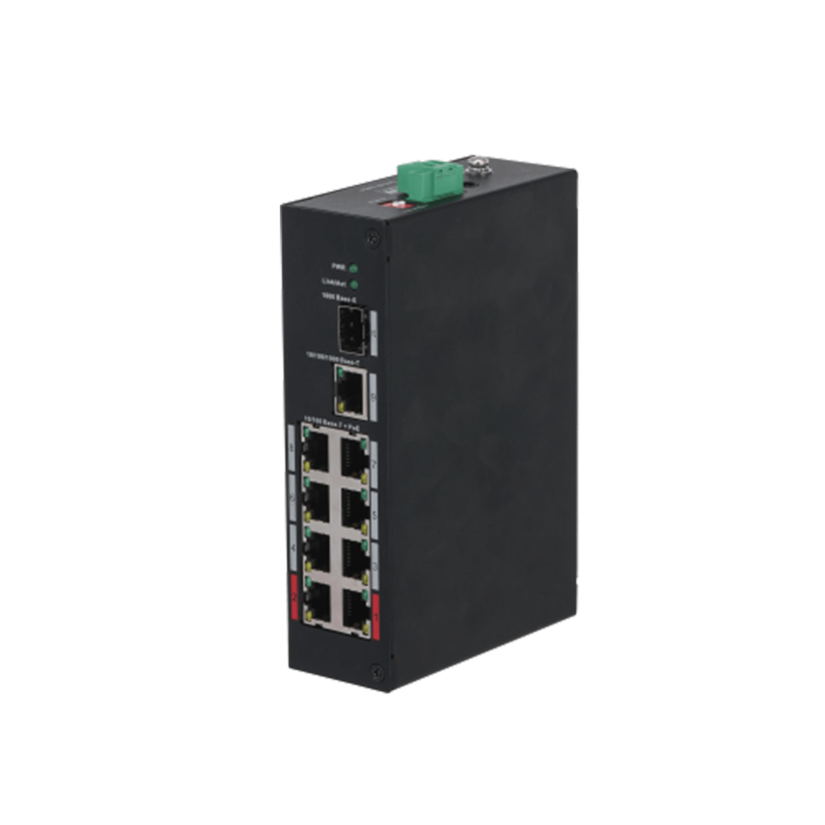 Switch DAHUA DH-PFS3110-8ET-96-V2 (Fast Ethernet - 1 MB - 7,6 Gbit/s - Preto), imagem 1