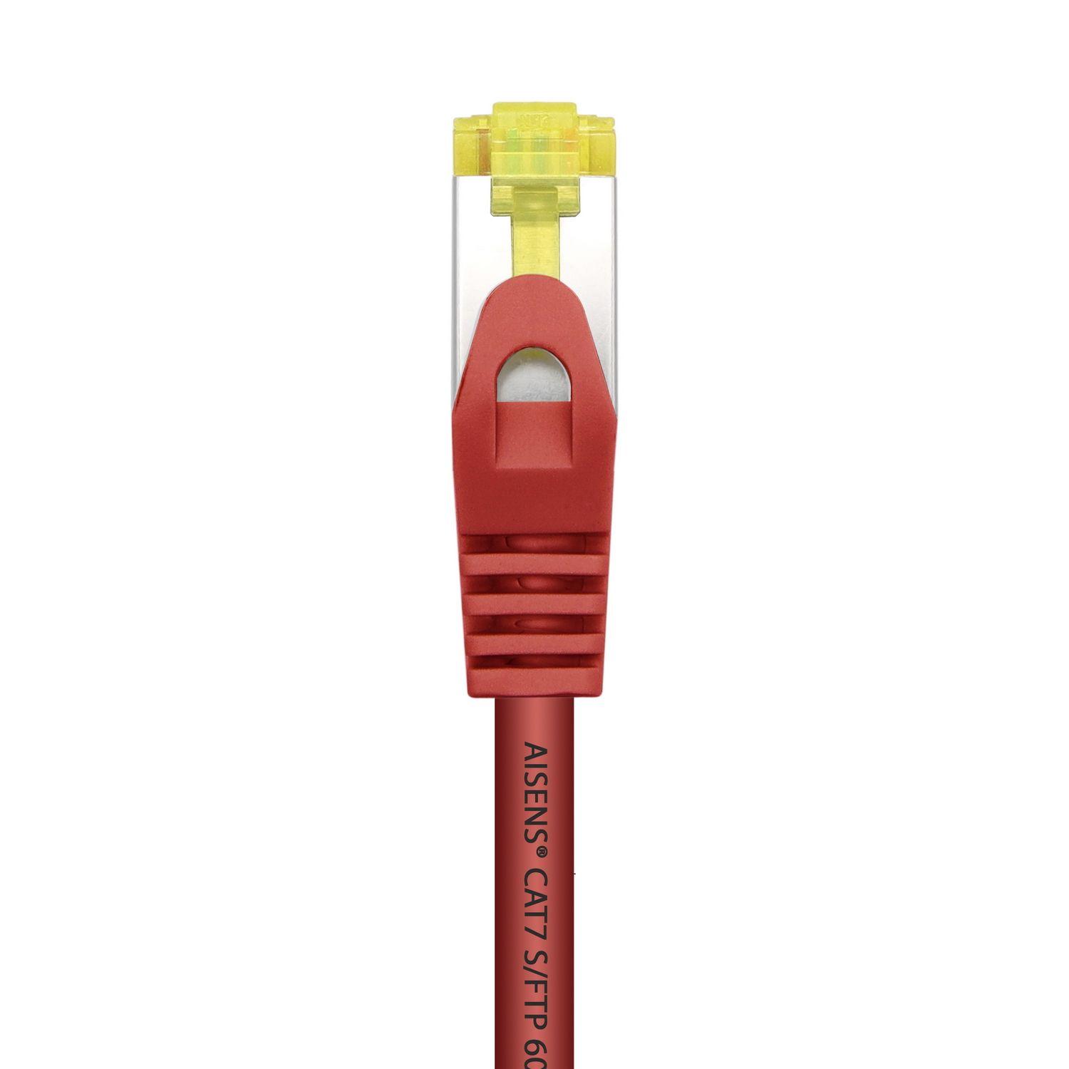 Cabo de Rede AISENS A146-0471 (2 m - Cat7 - RJ-45 - Vermelho), miniatura 2