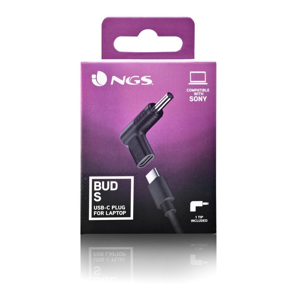 Adaptador USB-C 90° NGS para Portátil Sony (Integrado - Preto), miniatura 3