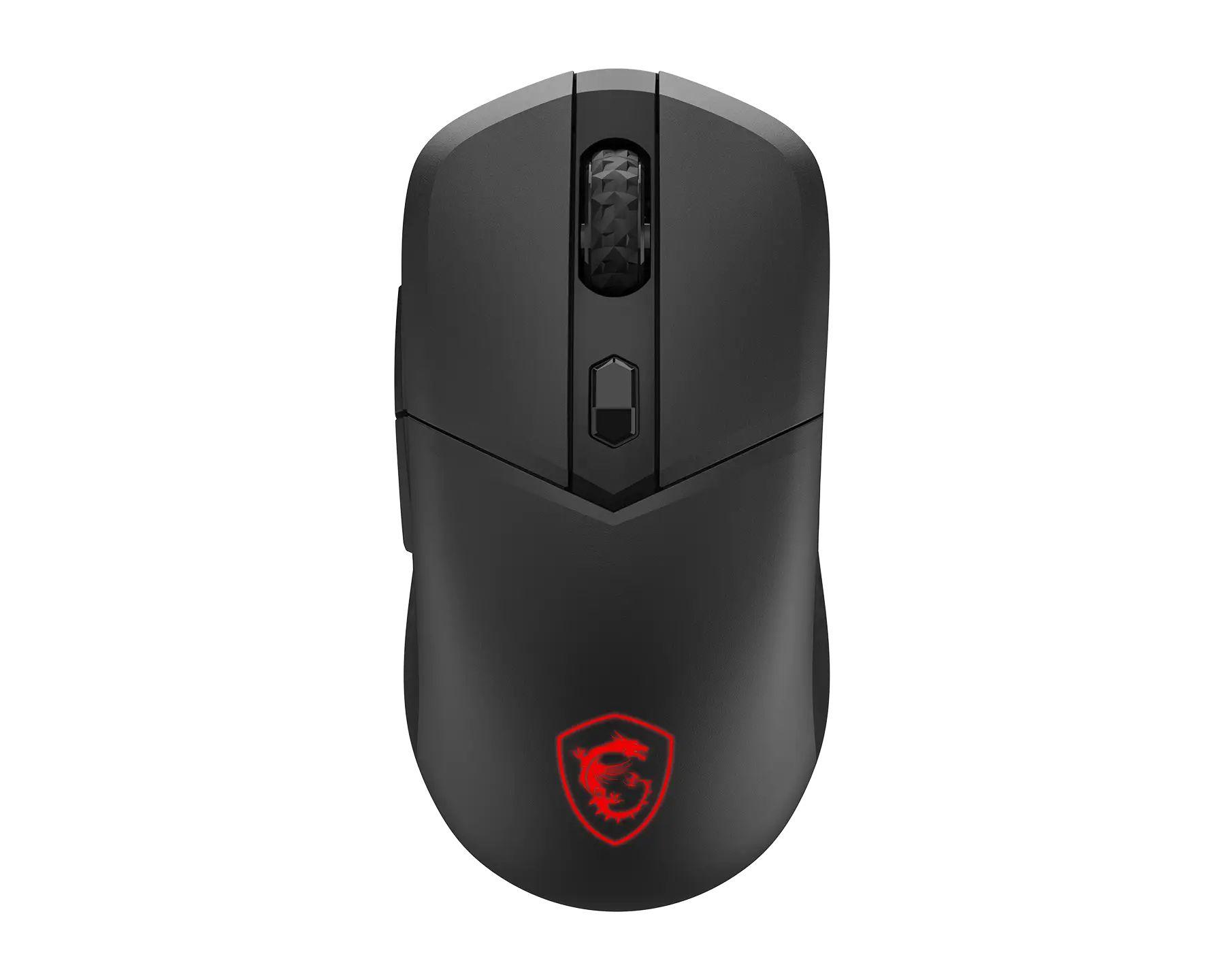 Rato MSI VERSA 300 WIRELESS 8K (Ambidestro - 2600 DPI - Ótico - Preto)