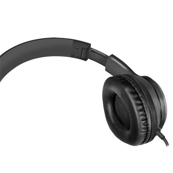 Headset LOGILINK HS0053 (Headset estéreo com microfone - Com fios - Circum-aural - Preto e Prateado), miniatura 5