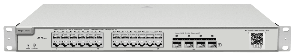 Switch Gerível REYEE RG-NBS3200-24GT4XS-P (Até 4096 - Rack), miniatura 3