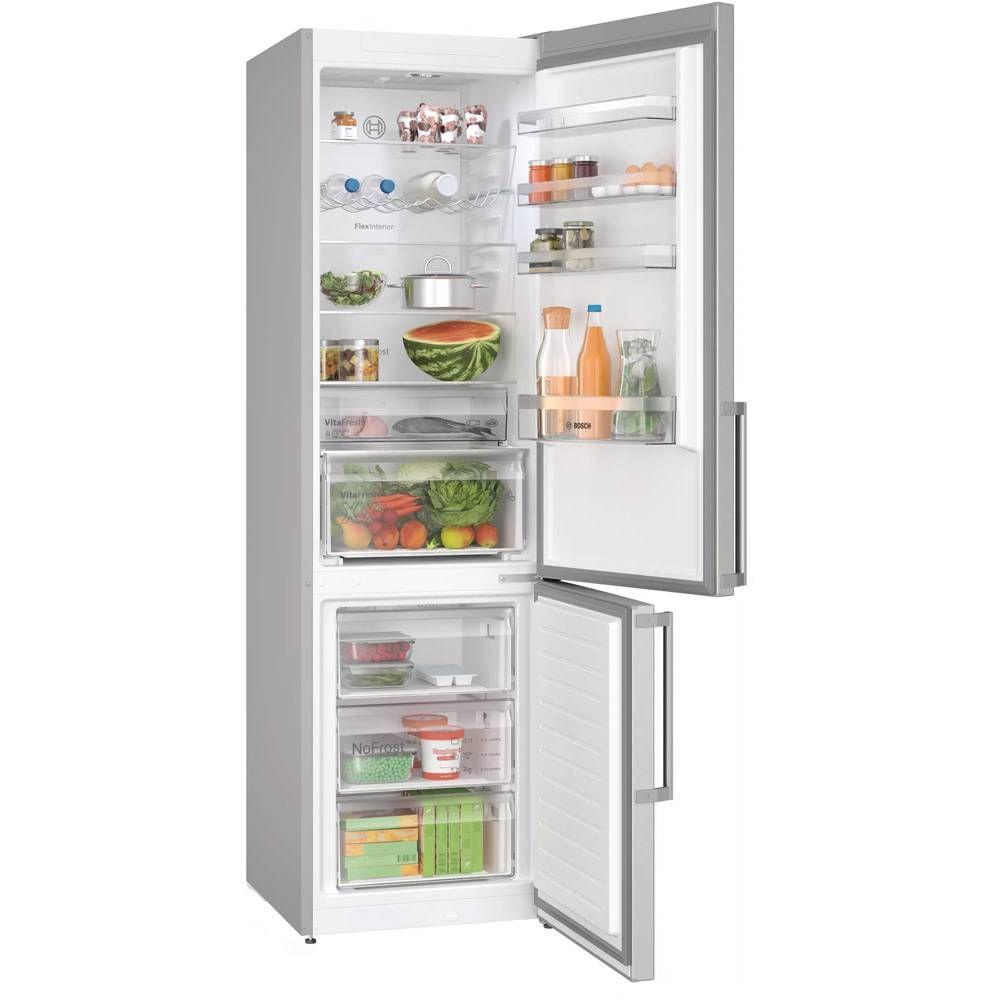 Frigorífico Combinado Independente BOSCH Serie 4 KGN397ICT (363 l - 203x60x66,5 cm - 60 cm - Inox), miniatura 4
