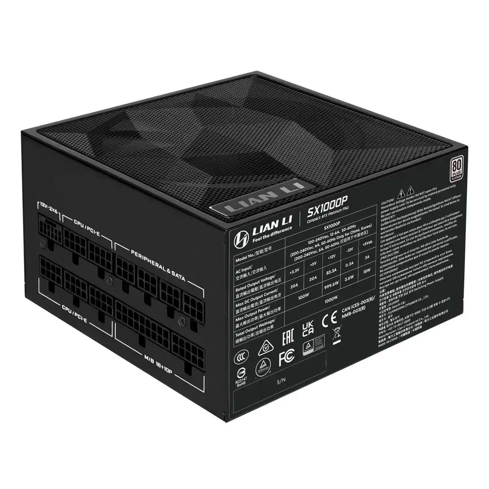 Fonte de Alimentação LIAN LI SX1000WB (ATX - 1000 W - 80 PLUS Platinum - Preto), miniatura 4