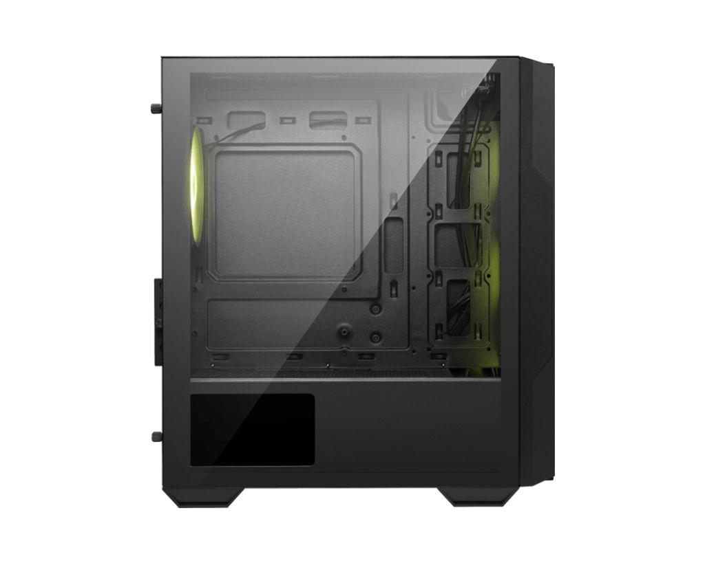 Caixa Micro-ATX MSI MAG FORGE M110R AIRFLOW (Micro ATX, Mini-ITX - Mini Tower - Metal - Preto) — miniatura 4