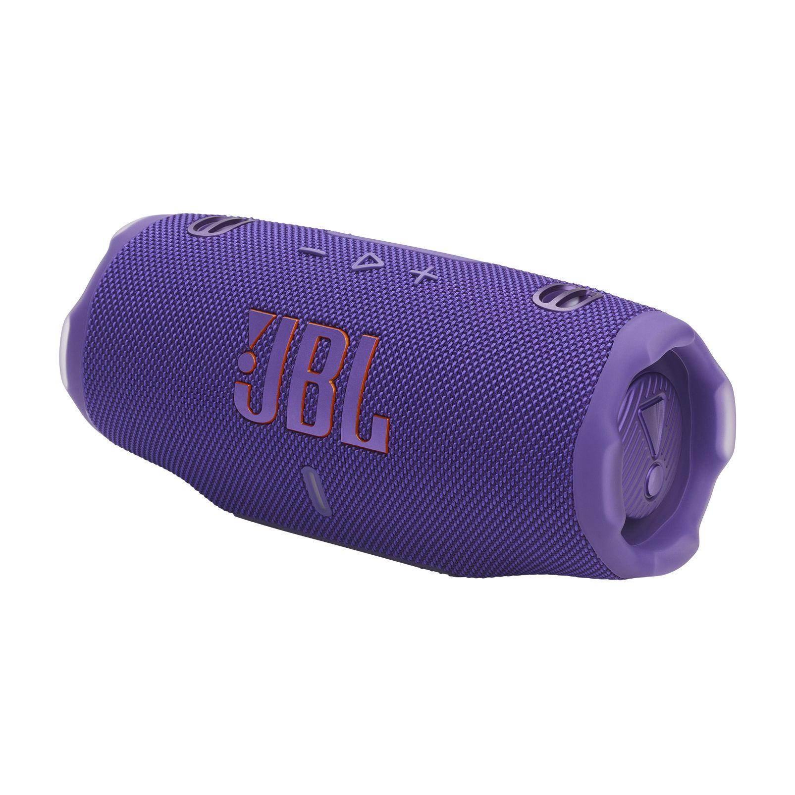 Coluna Portátil JBL Charge 6 (45 W - Sem fios - Roxo)