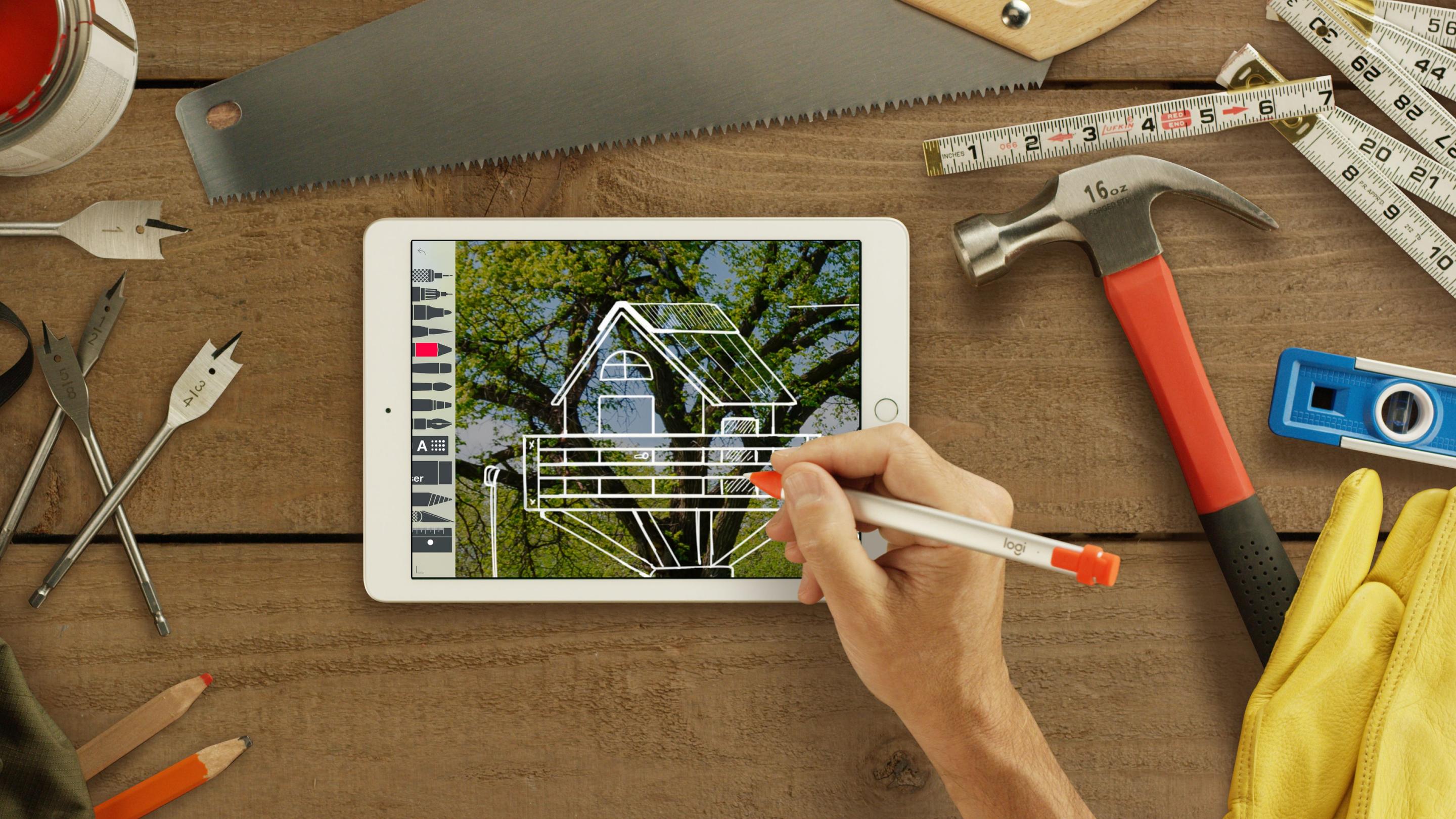 Caneta Digital LOGITECH Crayon (Apple - Laranja) — miniatura 6
