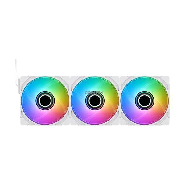 Ventoinhas para Caixa PC THERMALTAKE CT120 EX INFINITY ARGB Sync (Multi - Branco)