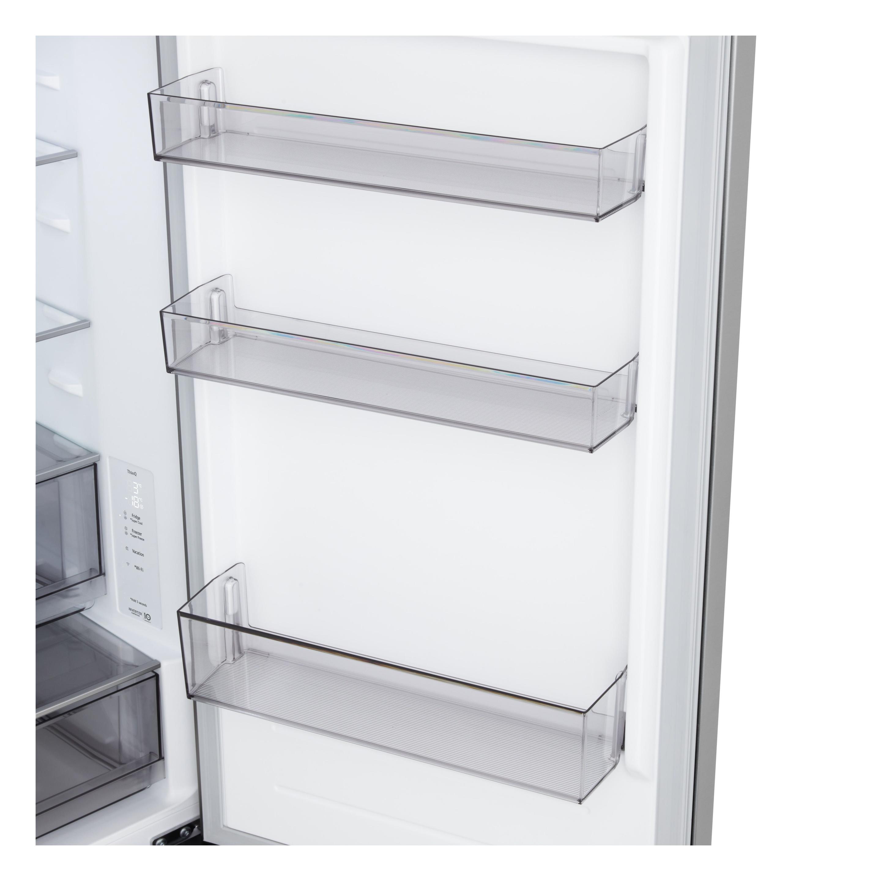 Frigorífico Combinado Independente LG GBBSJ2CCPY (375 l - 203x59,7x67,4 cm - 60 cm - Prateado) — miniatura 3