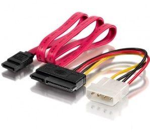 Cabo de Alimentação Interno EQUIP 112054 (0,65 m - SATA 15-pin - Molex - Multicor)