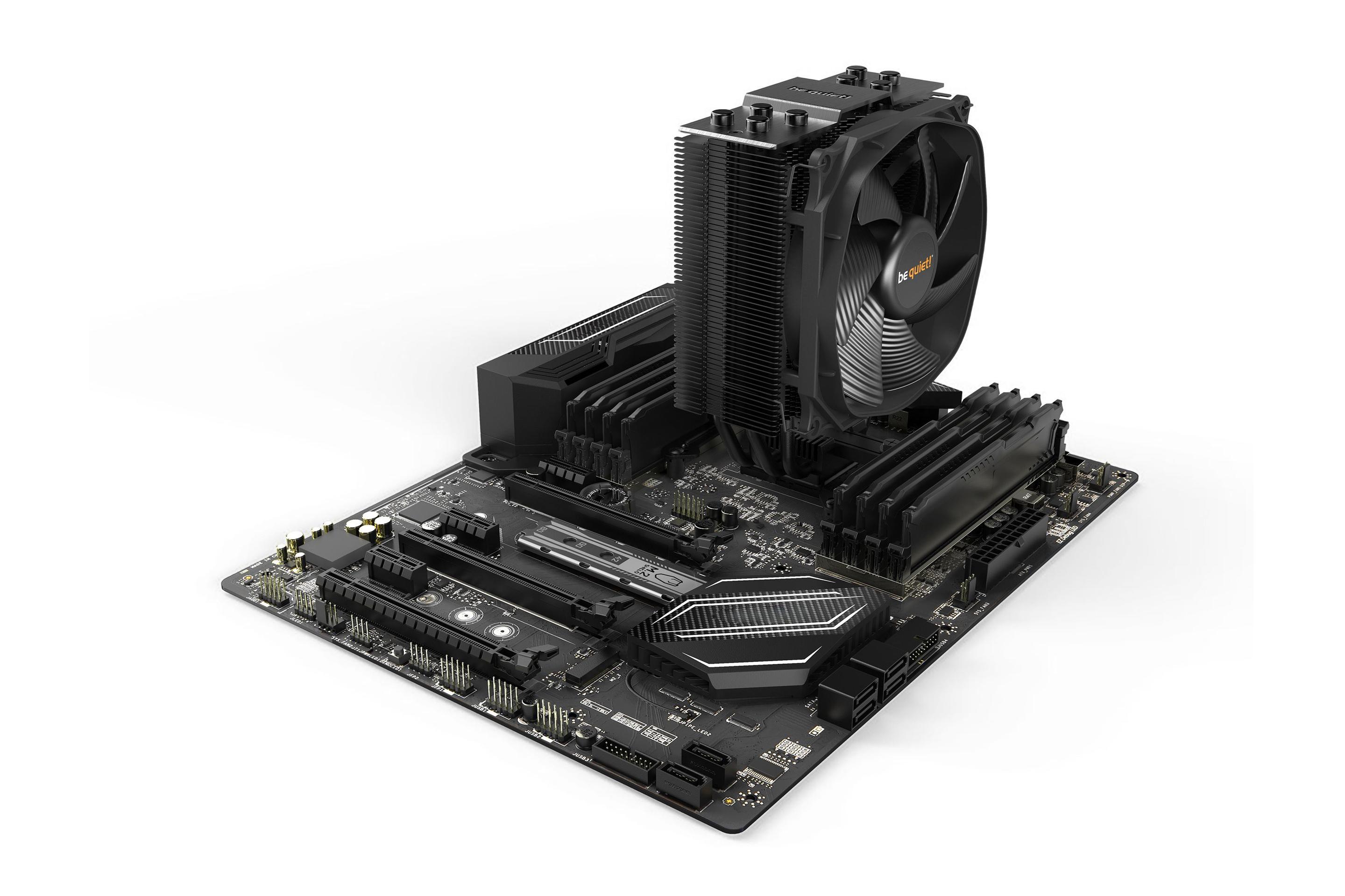 Cooler de CPU BE QUIET! Dark Rock Slim (12 cm - 1500 RPM - 4-pin - Preto), miniatura 4