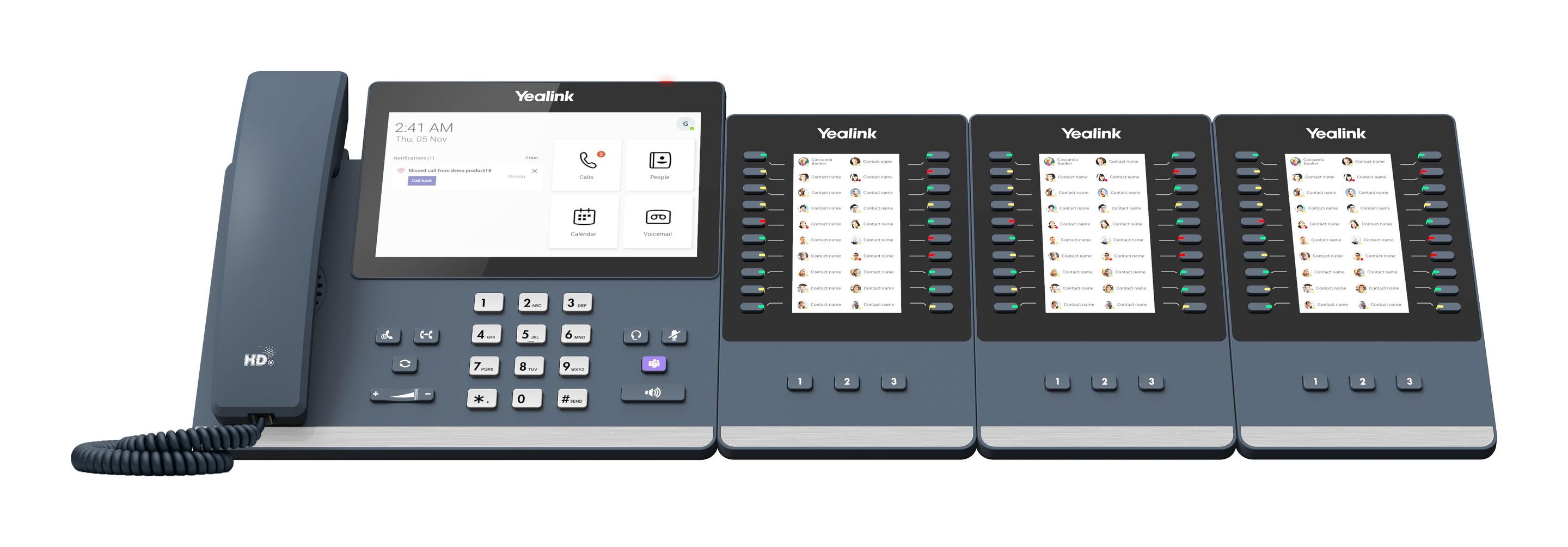 Telefone VoIP YEALINK MP56 E2 Teams (7" - Cinzento) — miniatura 5