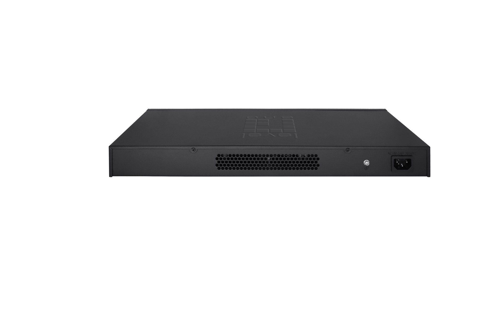 Switch Gerido LEVEL ONE GES-2128 (Gigabit Ethernet - 4,1 MB - 56 Gbit/s - Preto) — miniatura 2