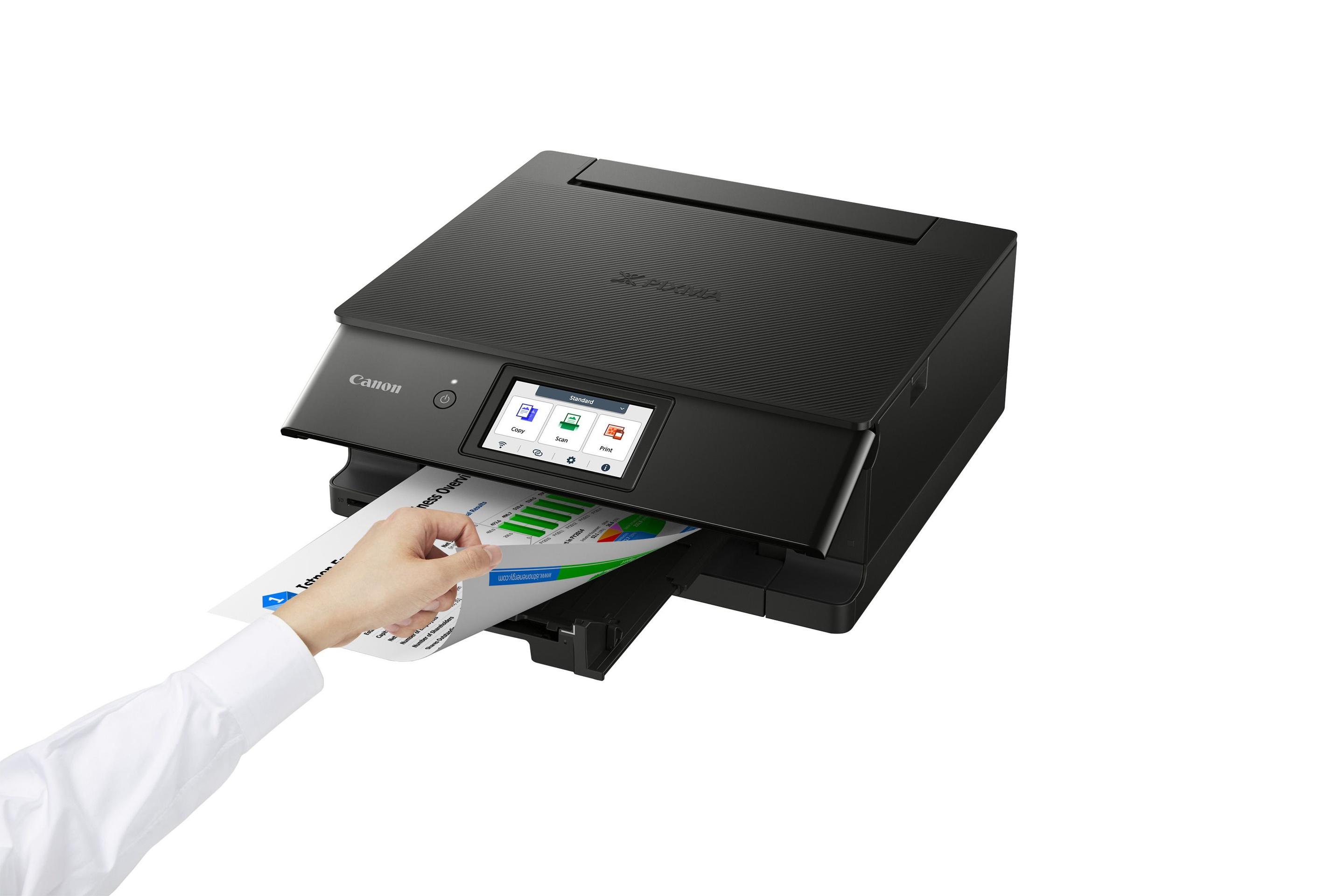Impressora Multifunções CANON PIXMA TS8750 (A4 - Impressão a cores - 100 folhas - Preto) — miniatura 6