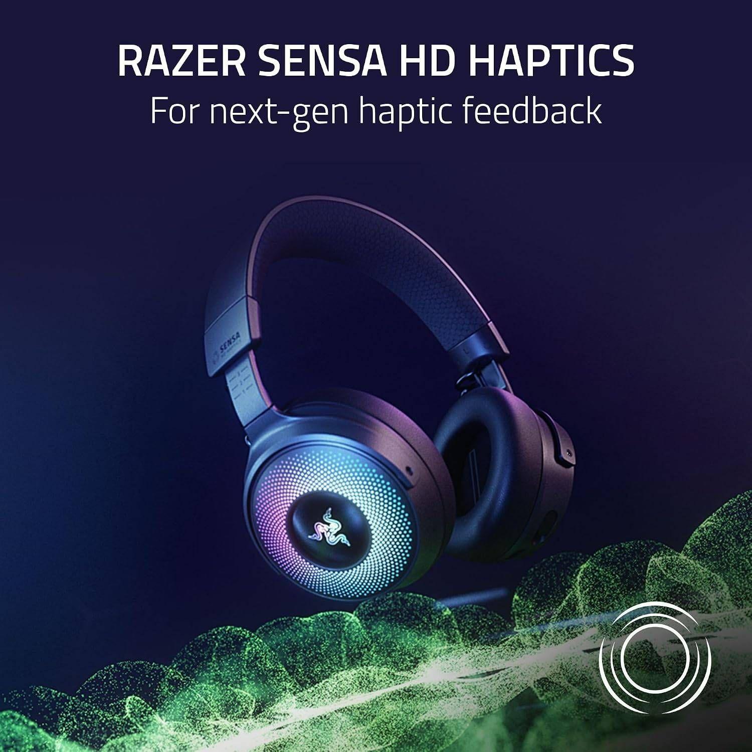 Headset Gaming RAZER Kraken V4 Pro (Binaural - Com fios e sem fios - Supra-aural - Preto), miniatura 5