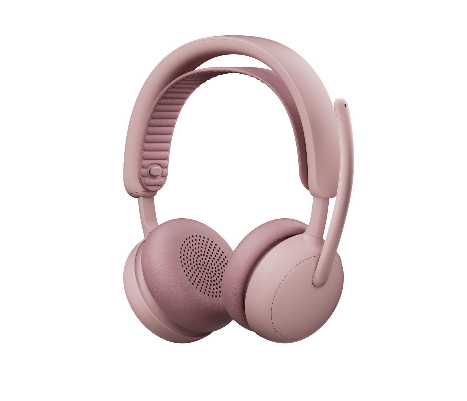 Auscultadores LOGITECH Zone Wireless 2 ES (48 h - Android, iOS, iPadOS - Rosa)