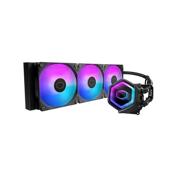Kit de Arrefecimento Líquido COOLER MASTER MasterLiquid 360 Core II ARGB (120 mm - 3 ventoinhas - 1750 RPM - Preto)